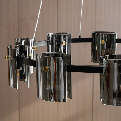 Corlota Modern Chandelier - Adjustable Height, Energy-Efficient LED