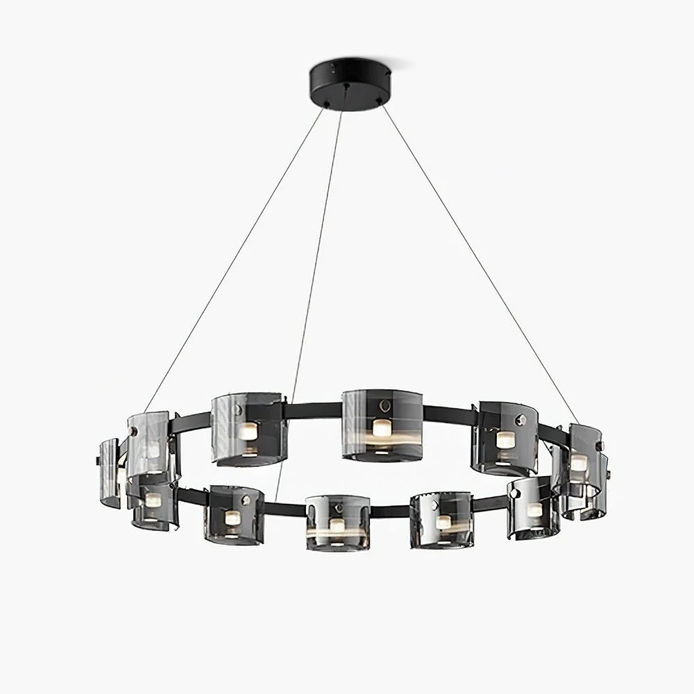 Corlota Modern Chandelier - Adjustable Height, Energy-Efficient LED