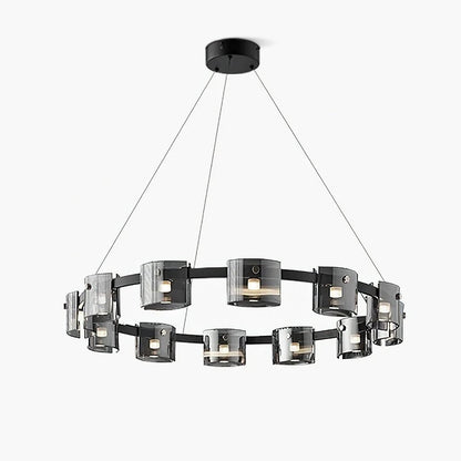 Corlota Modern Chandelier - Adjustable Height, Energy-Efficient LED