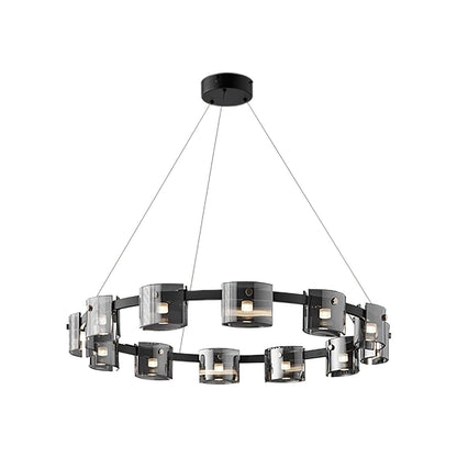 Corlota Modern Chandelier - Adjustable Height, Energy-Efficient LED
