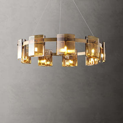 Corlota Modern Chandelier - Adjustable Height, Energy-Efficient LED
