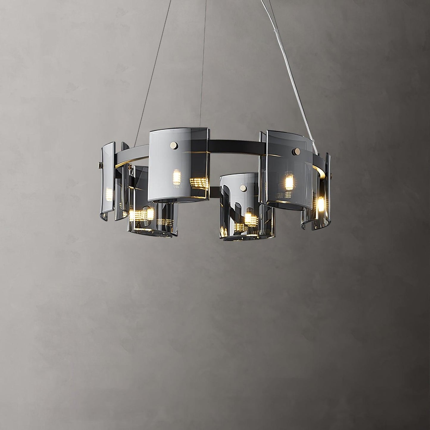Corlota Modern Chandelier - Adjustable Height, Energy-Efficient LED