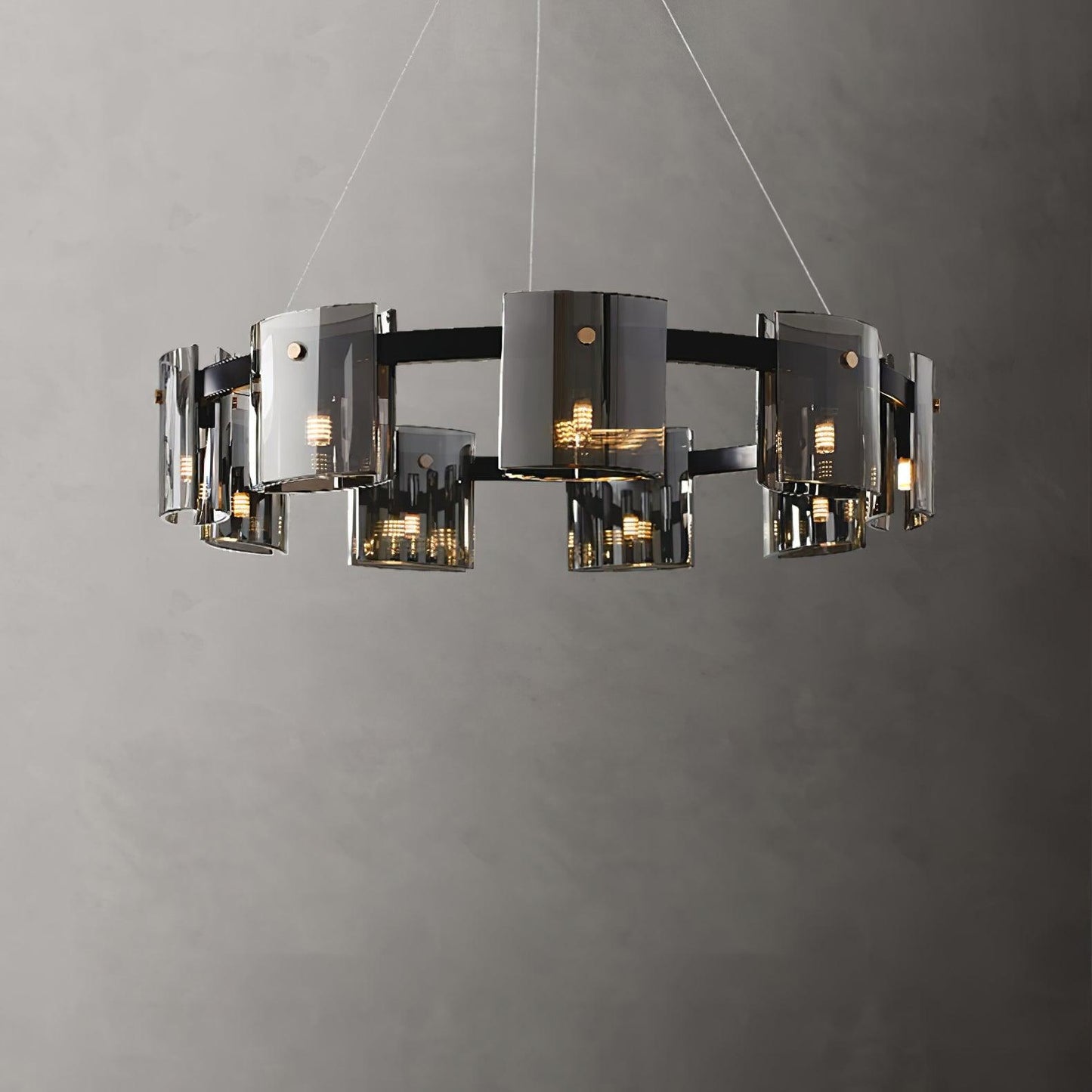 Corlota Modern Chandelier - Adjustable Height, Energy-Efficient LED
