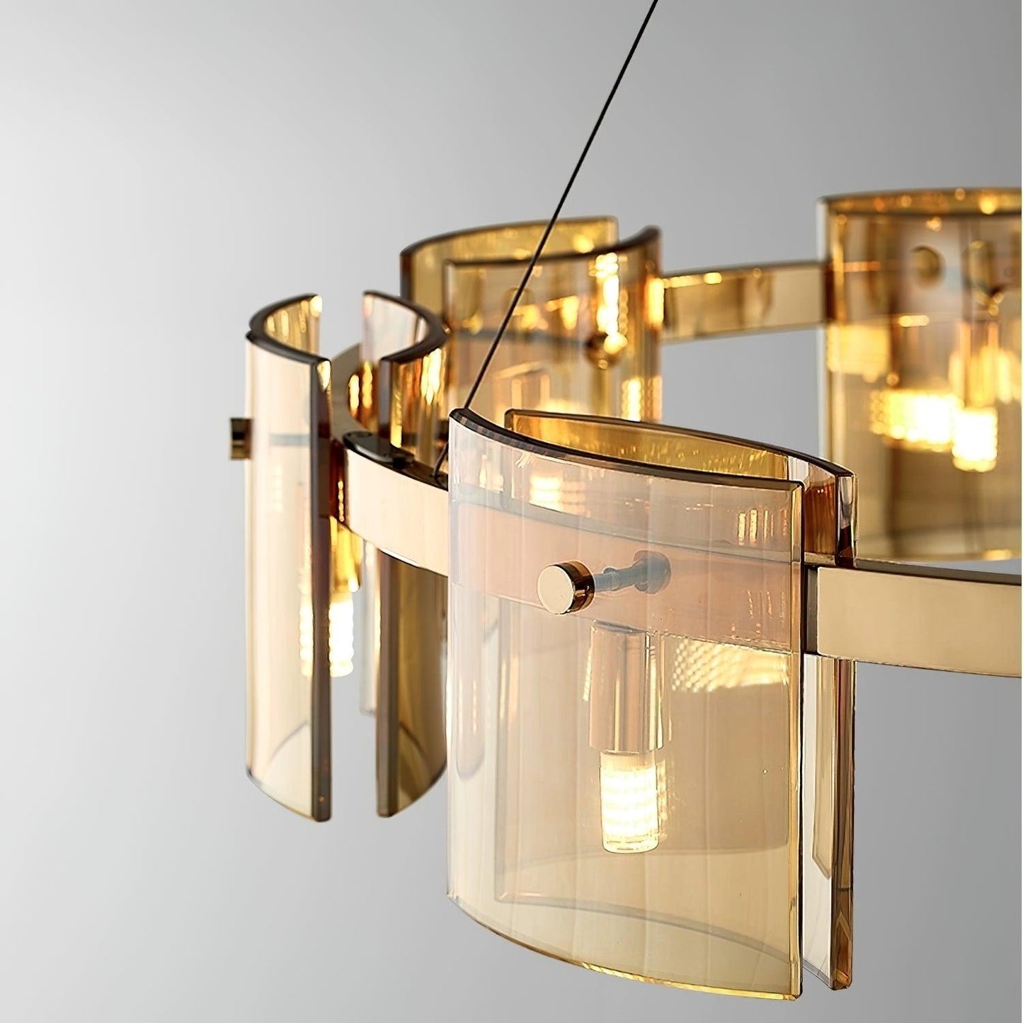Corlota Modern Chandelier - Adjustable Height, Energy-Efficient LED