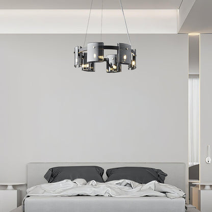 Corlota Modern Chandelier - Adjustable Height, Energy-Efficient LED
