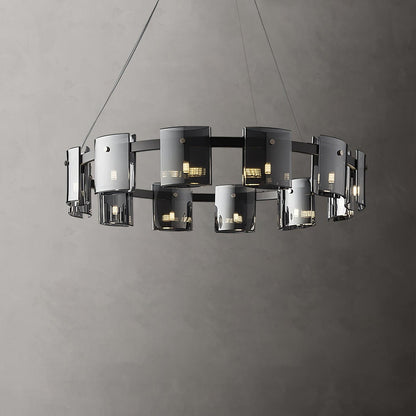 Corlota Modern Chandelier - Adjustable Height, Energy-Efficient LED