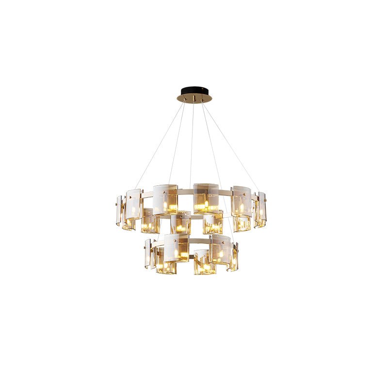 Corlota Modern Chandelier - Adjustable Height, Energy-Efficient LED