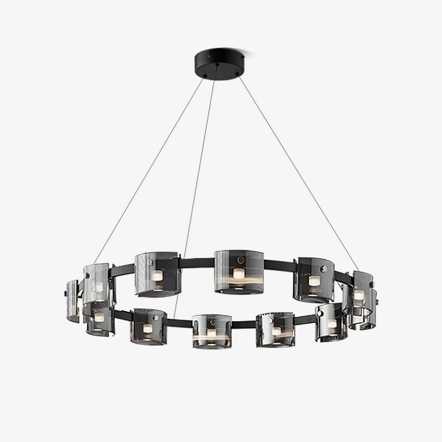 Corlota Modern Chandelier - Adjustable Height, Energy-Efficient LED