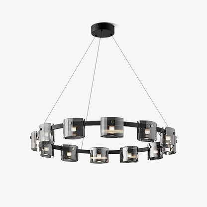 Corlota Modern Chandelier - Adjustable Height, Energy-Efficient LED