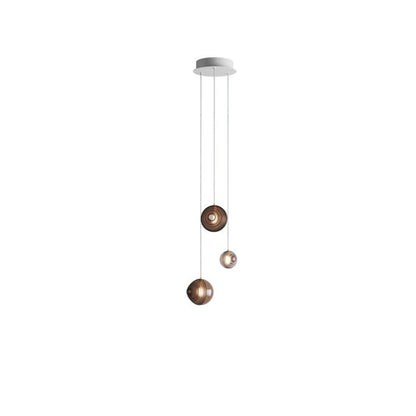Cosmic Sphere Cascade Chandelier - Modern Design, Adjustable Height