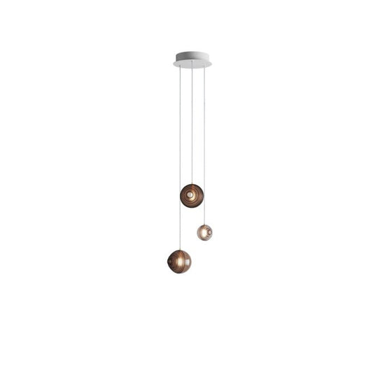 Cosmic Sphere Cascade Chandelier - Modern Design, Adjustable Height
