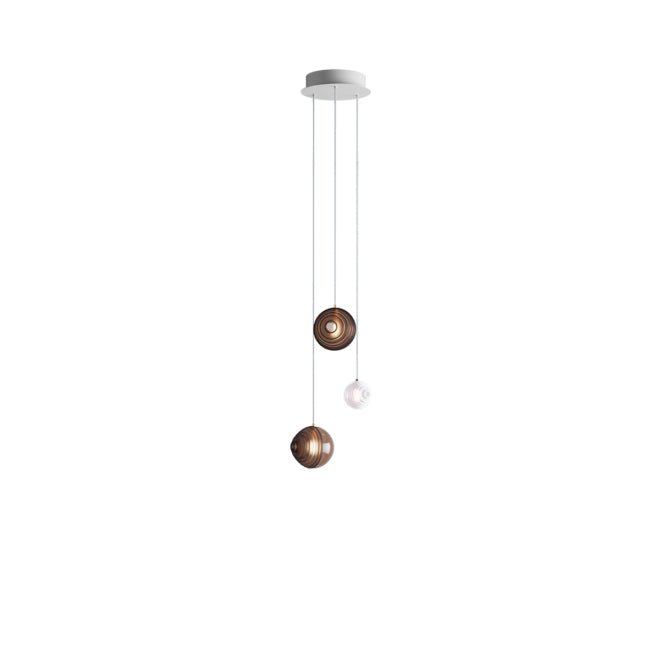 Cosmic Sphere Cascade Chandelier - Modern Design, Adjustable Height