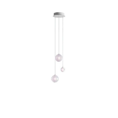 Cosmic Sphere Cascade Chandelier - Modern Design, Adjustable Height