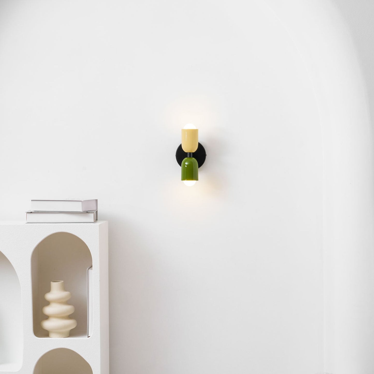 Couleur Double Wall Lamp - Energy Efficient, Adjustable Brightness