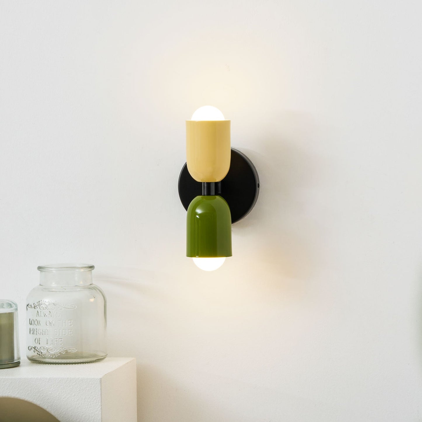 Couleur Double Wall Lamp - Energy Efficient, Adjustable Brightness