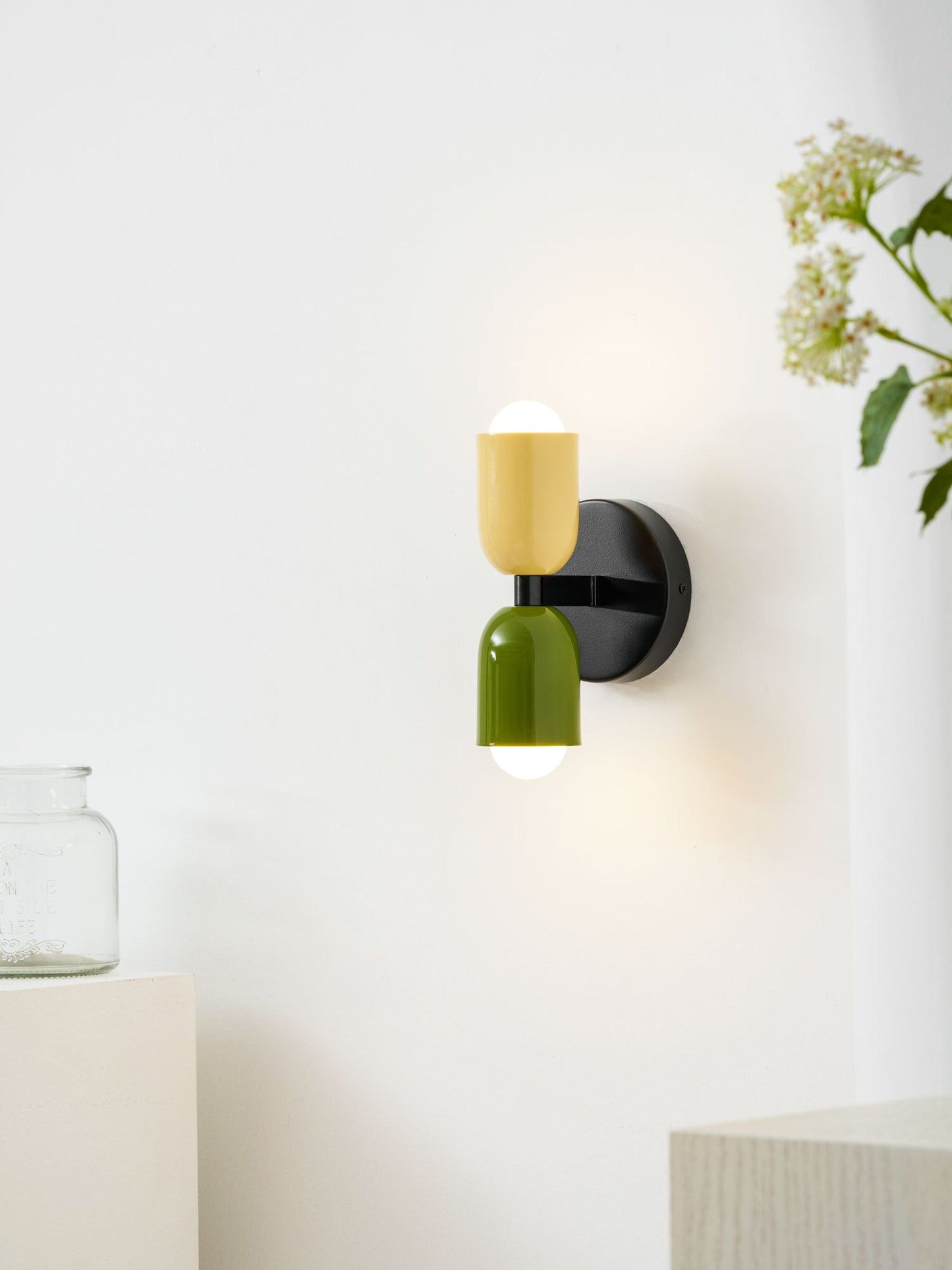 Couleur Double Wall Lamp - Energy Efficient, Adjustable Brightness