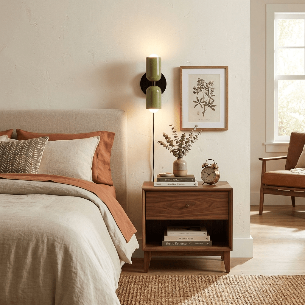 Couleur Double Plug-In Wall Lamp with Adjustable Brightness and Modern