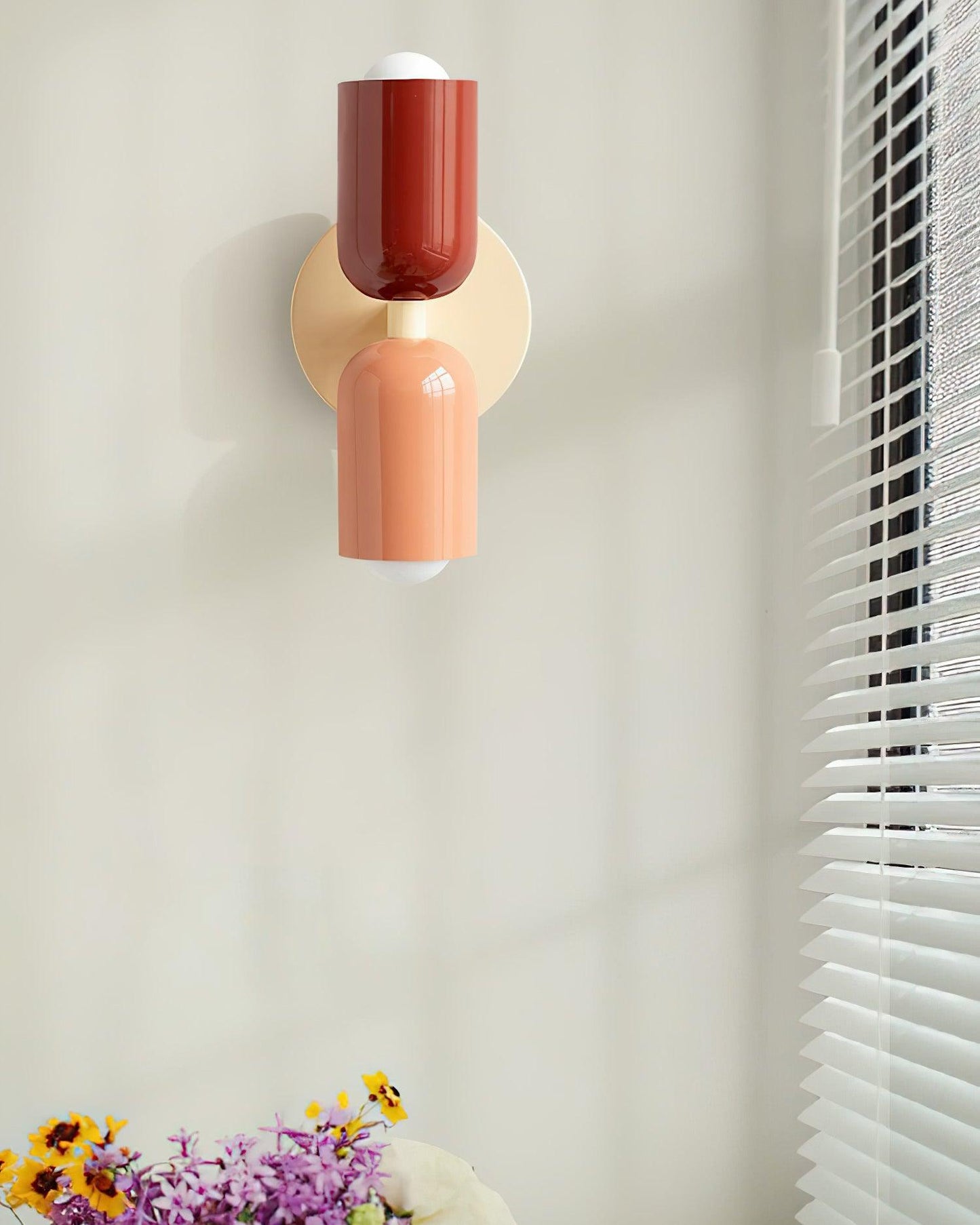 Couleur Double Wall Lamp - Energy Efficient, Adjustable Brightness