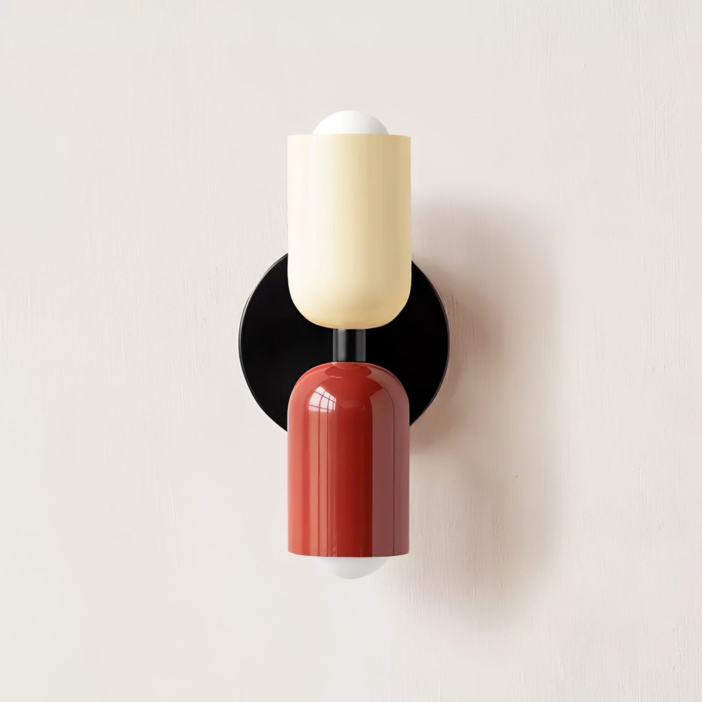 Couleur Double Plug-In Wall Lamp with Adjustable Brightness and Modern