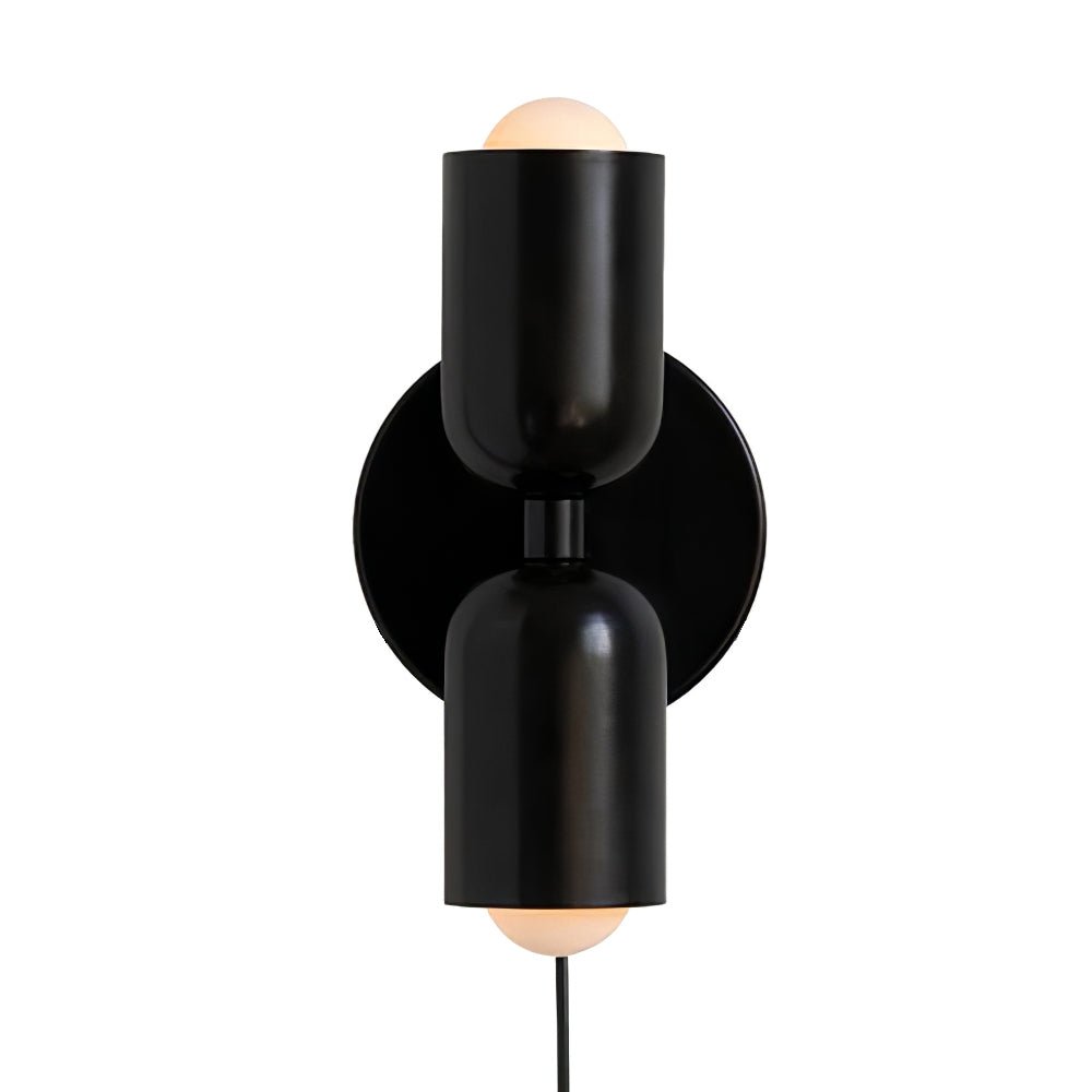 Couleur Double Plug-In Wall Lamp with Adjustable Brightness and Modern