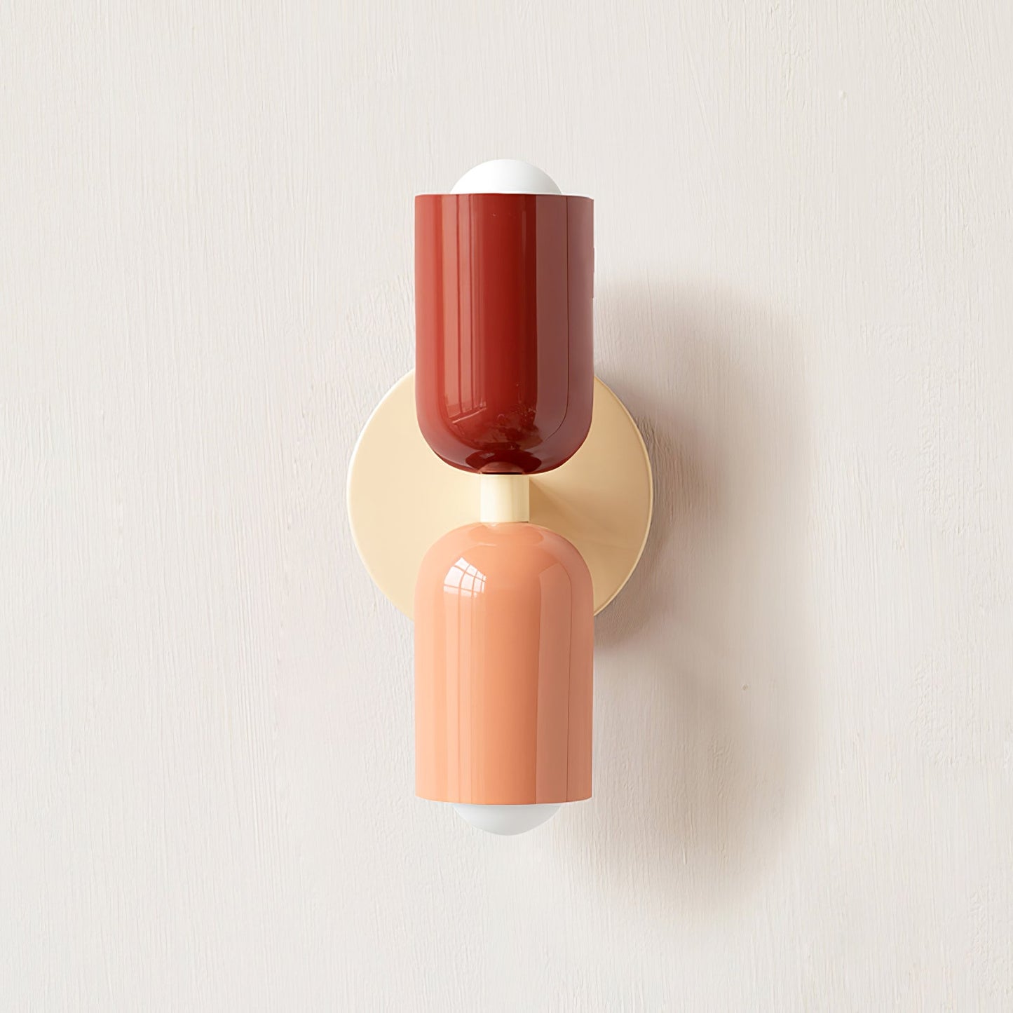 Couleur Double Plug-In Wall Lamp with Adjustable Brightness and Modern