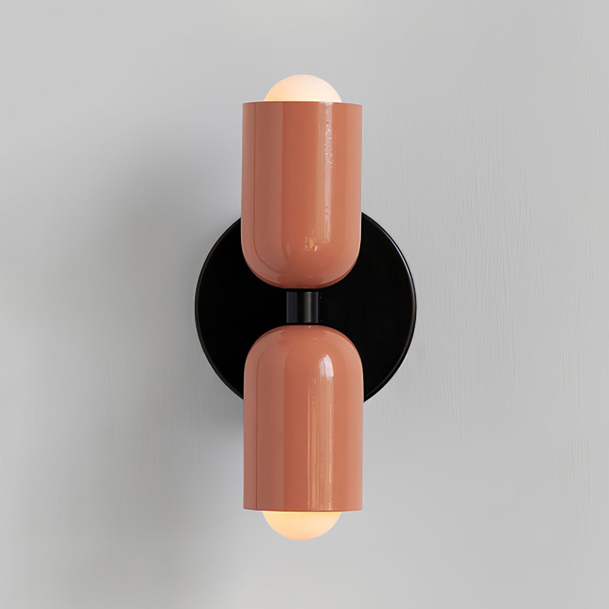 Couleur Double Plug-In Wall Lamp with Adjustable Brightness and Modern
