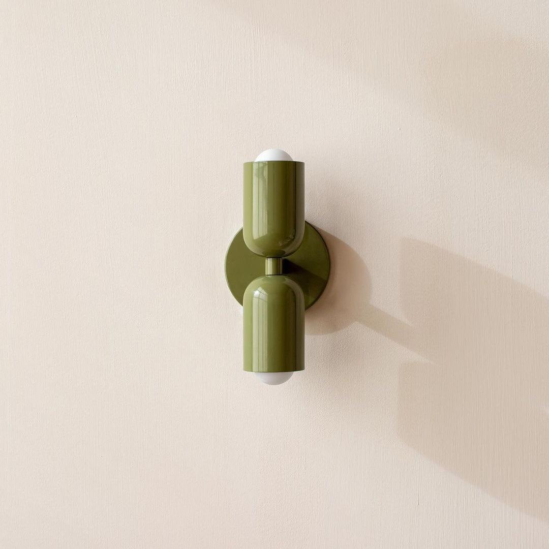 Couleur Double Plug-In Wall Lamp with Adjustable Brightness and Modern