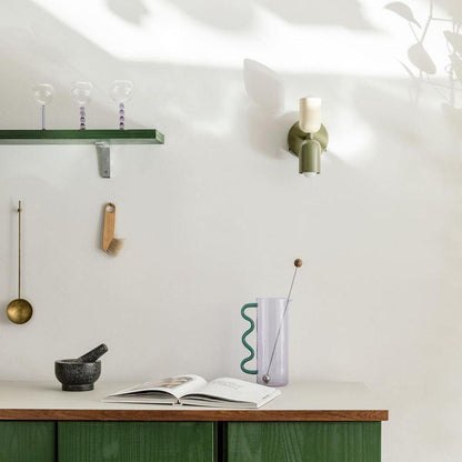 Couleur Double Plug-In Wall Lamp with Adjustable Brightness and Modern