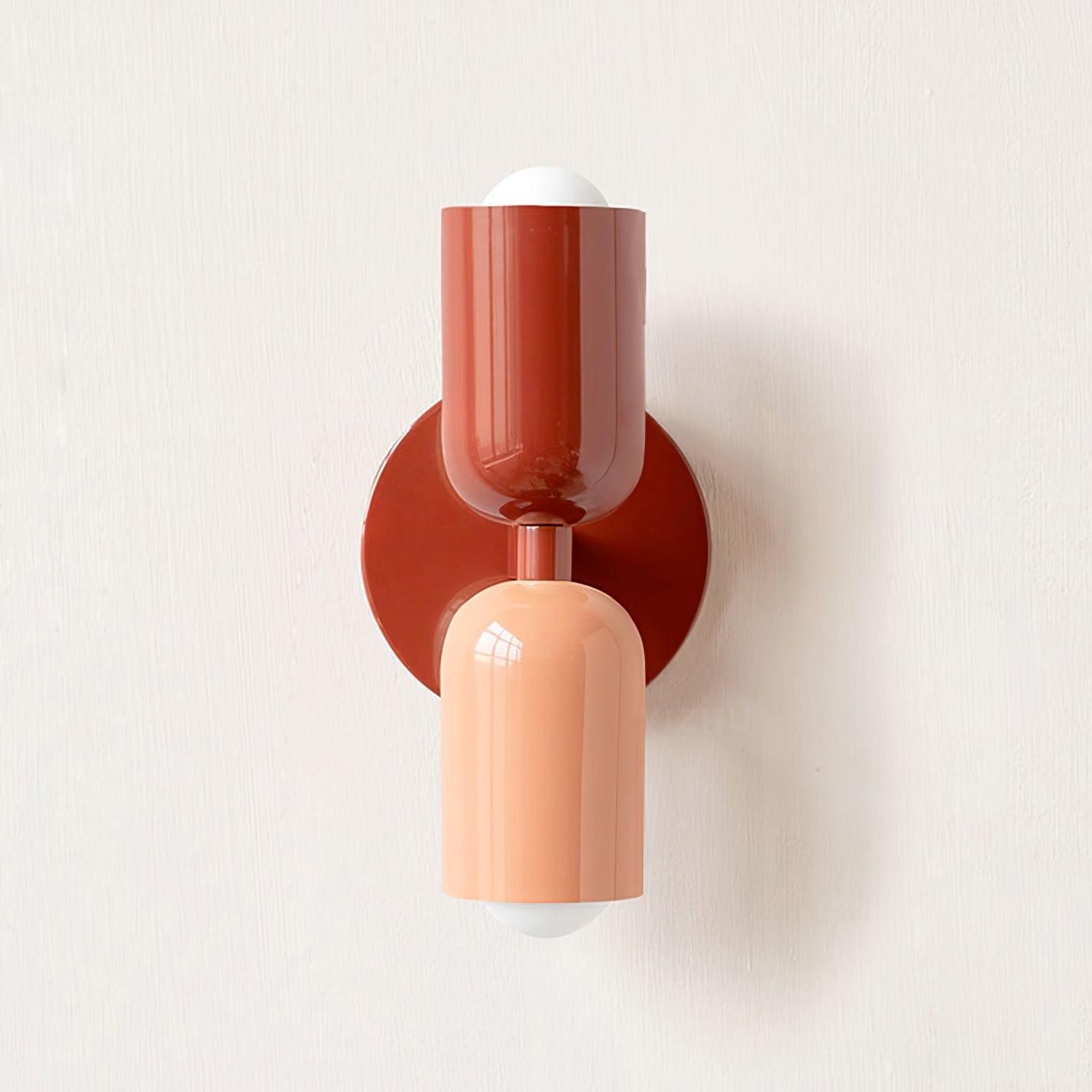 Couleur Double Plug-In Wall Lamp with Adjustable Brightness and Modern