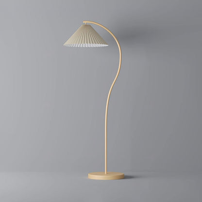 Crescini Pleated Floor Lamp - Adjustable Brightness & Elegant Design