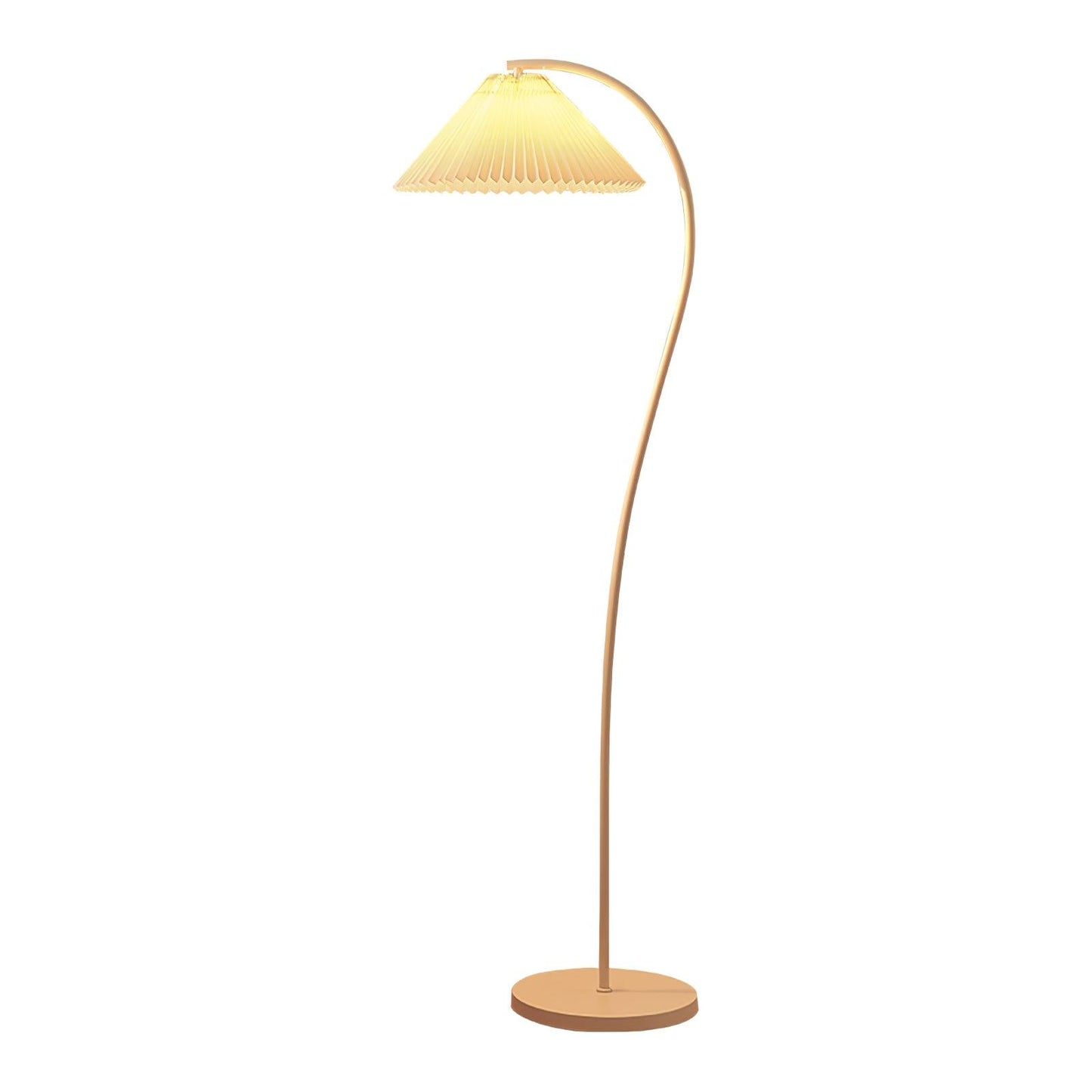 Crescini Pleated Floor Lamp - Adjustable Brightness & Elegant Design