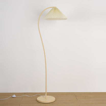 Crescini Pleated Floor Lamp - Adjustable Brightness & Elegant Design