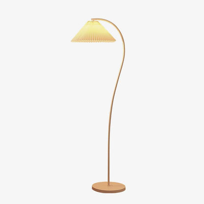 Crescini Pleated Floor Lamp - Adjustable Brightness & Elegant Design