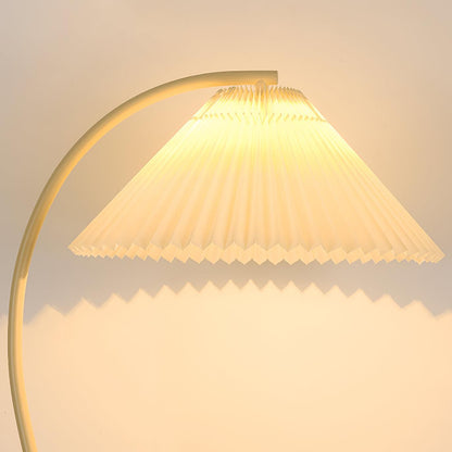 Crescini Pleated Floor Lamp - Adjustable Brightness & Elegant Design