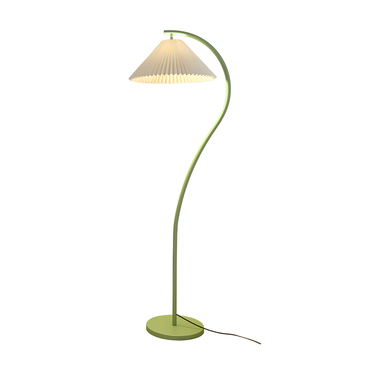 Crescini Pleated Floor Lamp - Adjustable Brightness & Elegant Design