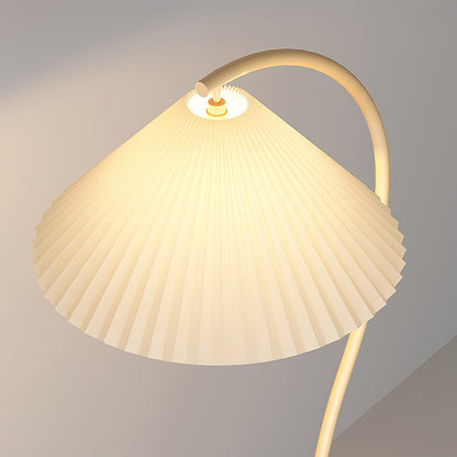 Crescini Pleated Floor Lamp - Adjustable Brightness & Elegant Design