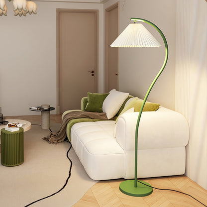 Crescini Pleated Floor Lamp - Adjustable Brightness & Elegant Design