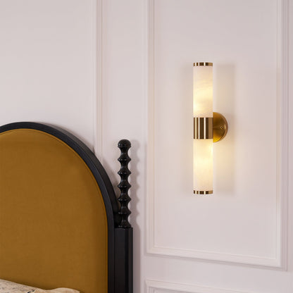 Alabaster Wall Lamp - Elegant Design with Soft Glow & Adjustable Angle