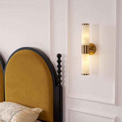 Alabaster Wall Lamp - Elegant Design with Soft Glow & Adjustable Angle