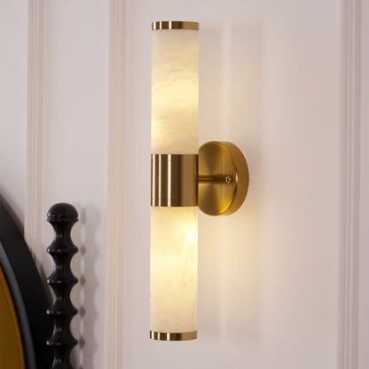Alabaster Wall Lamp - Elegant Design with Soft Glow & Adjustable Angle