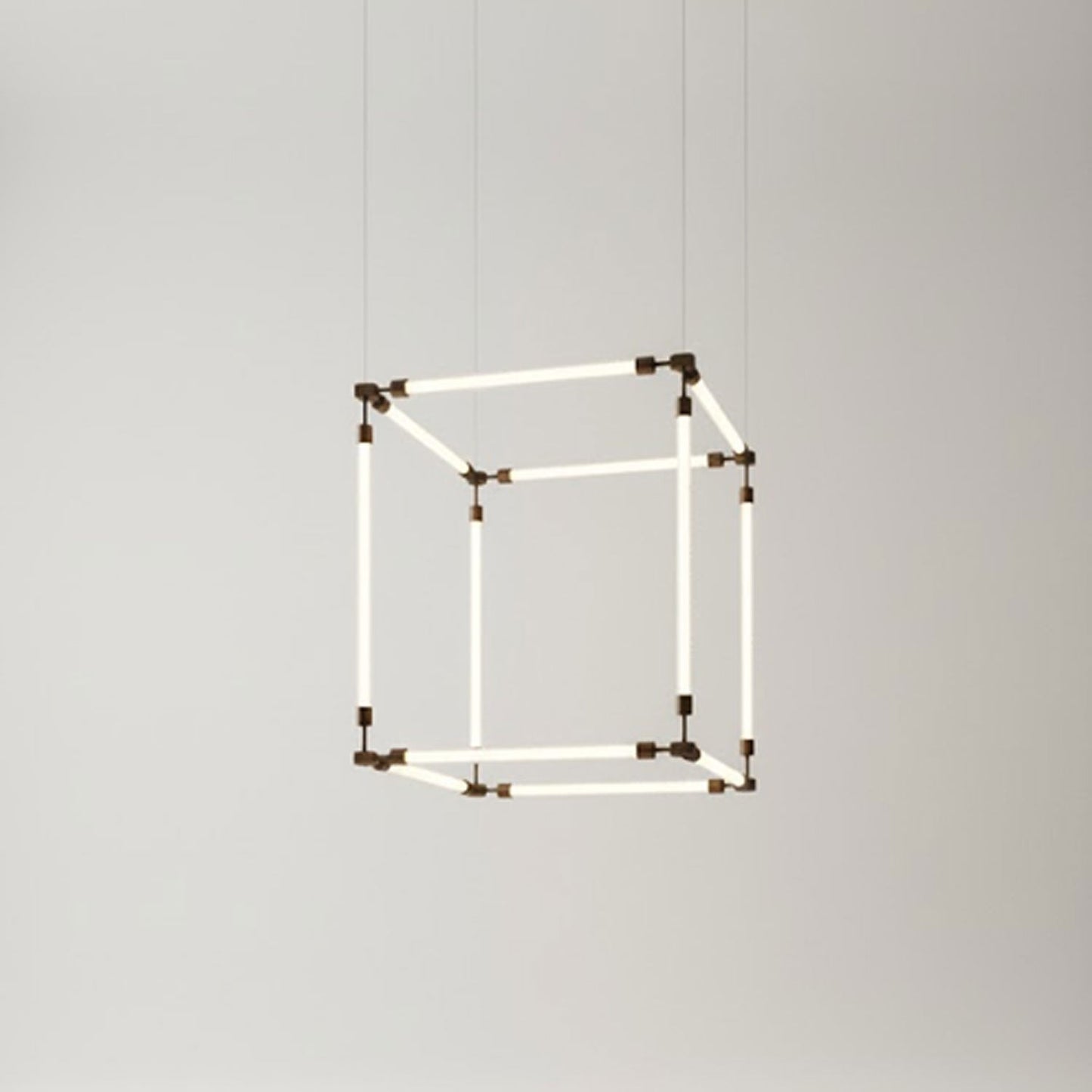 Customizable Crystal Grid Chandelier with Adjustable Lighting & Modern