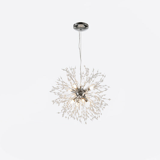 Elegant Crystal Dandelion Chandelier - Adjustable Brightness & Modern