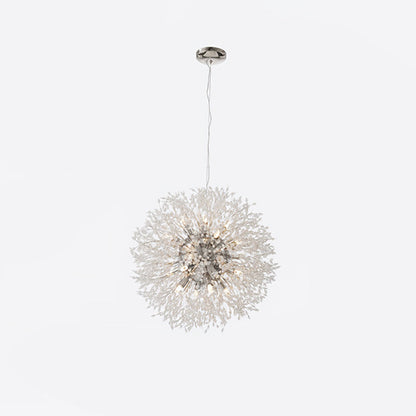 Elegant Crystal Dandelion Chandelier - Adjustable Brightness & Modern