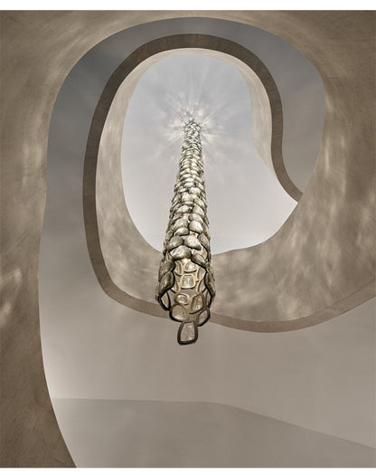 Elegant Crystal Mosaic Chandelier with Dimming Function & Easy Install