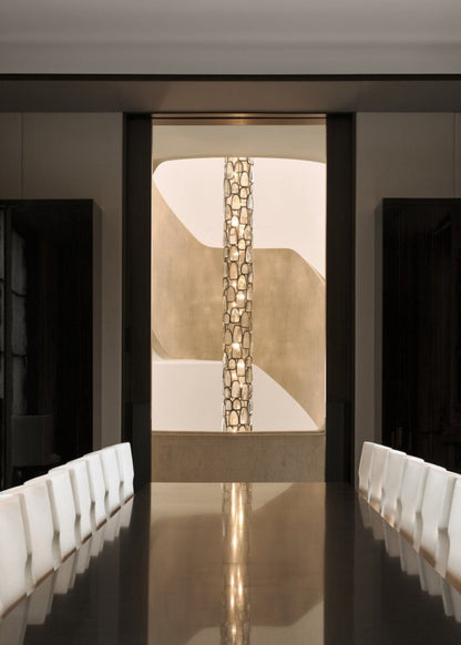 Elegant Crystal Mosaic Chandelier with Dimming Function & Easy Install