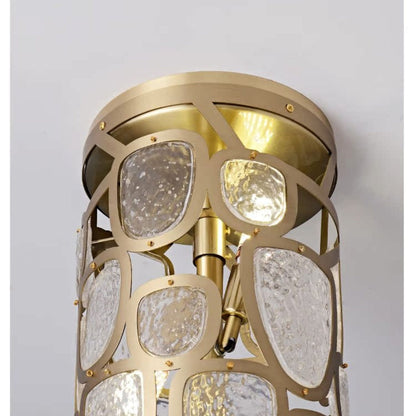 Elegant Crystal Mosaic Chandelier with Dimming Function & Easy Install