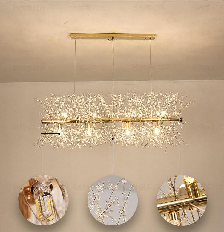 Dandelion Chandelier - Elegant Lighting Fixture with Adjustable Bright