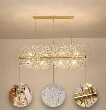 Dandelion Chandelier - Elegant Lighting Fixture with Adjustable Bright