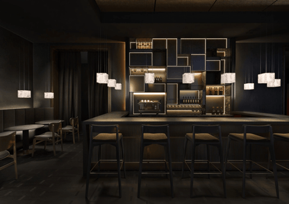 Customizable Crystal Pixels Chandelier with Adjustable Lighting & Mode