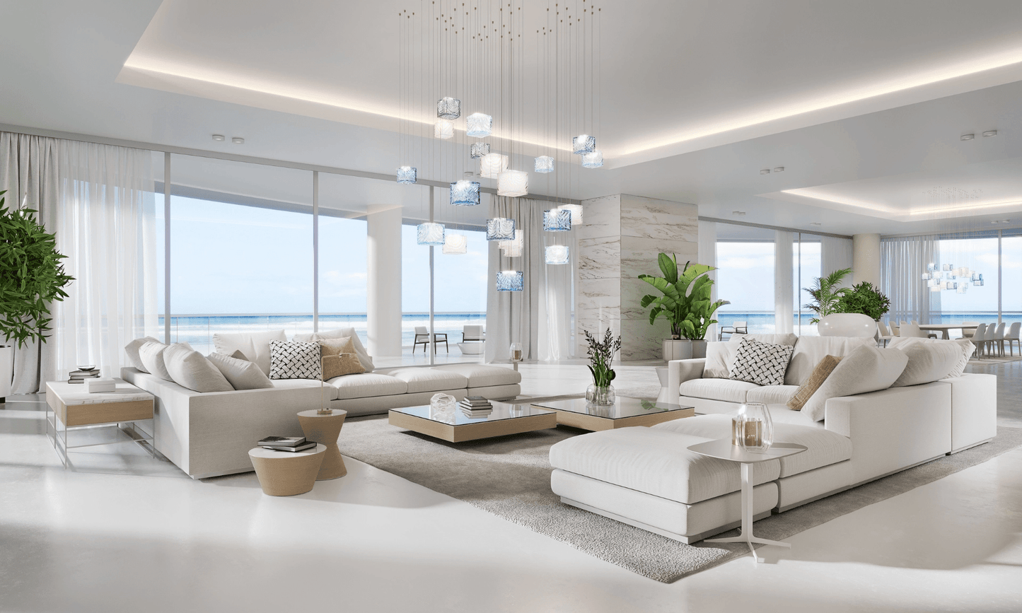 Customizable Crystal Pixels Chandelier with Adjustable Lighting & Mode